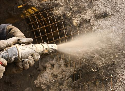Guniting Services for concrete repair crack fixing and structural strengthening solutions Contact Gubbi Civil Engineers